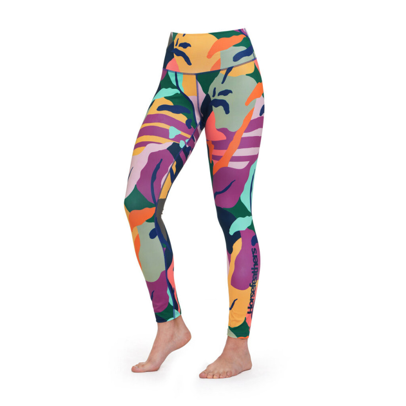 Dámské legíny Horsefeathers CLARIS Abstract II vícebarevné (SW848M) XL