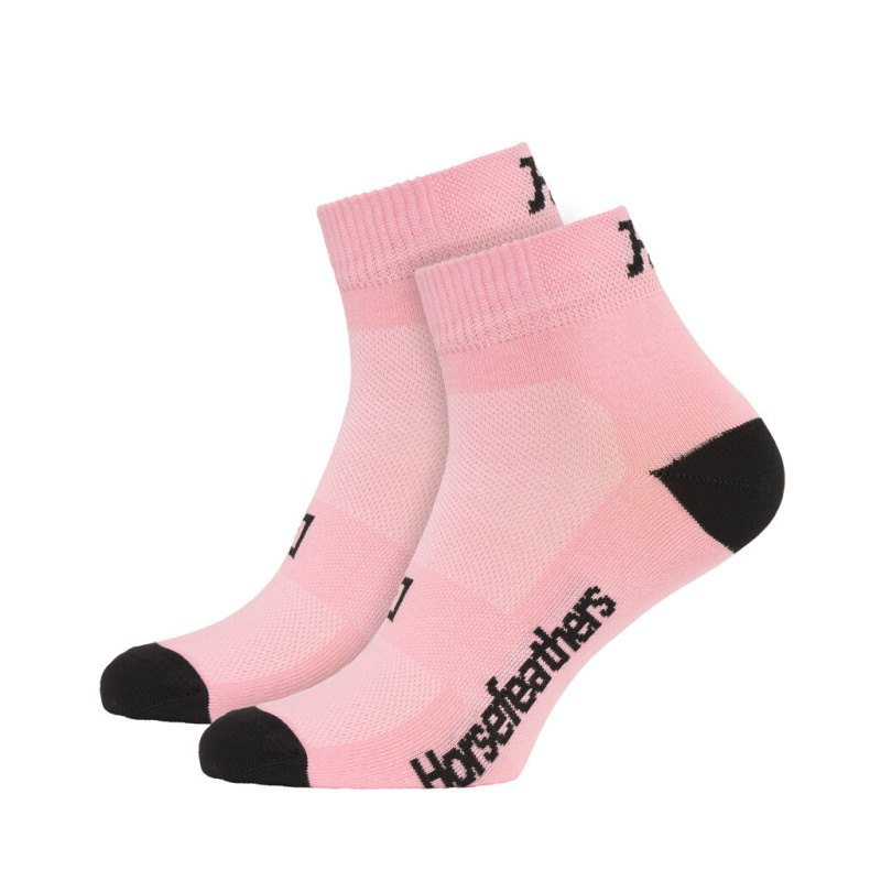 Ponožky Horsefeathers Jam kotníkové funkční růžové (AW149C) S