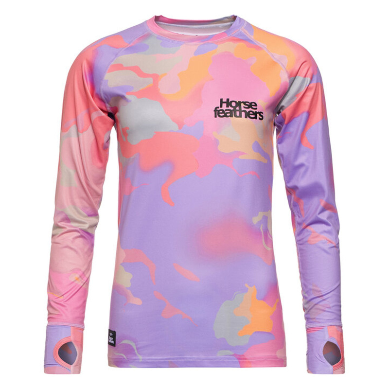 Dámské termo tričko Horsefeathers Mirra Top Wonderland vícebarevné (SW927H) XL