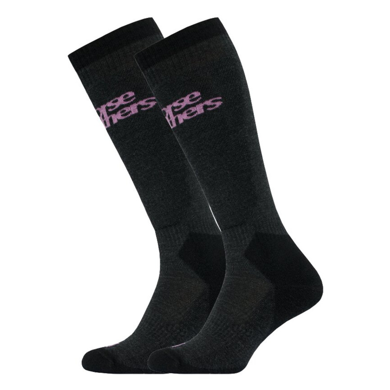 Ponožky Horsefeathers Glyce Dark Grey snowboardové šedé (AW166A) M