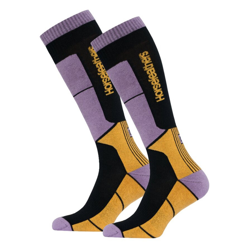 Ponožky Horsefeathers Totia Thermolite Violet snowboardové vícebarevné (AW133H) M