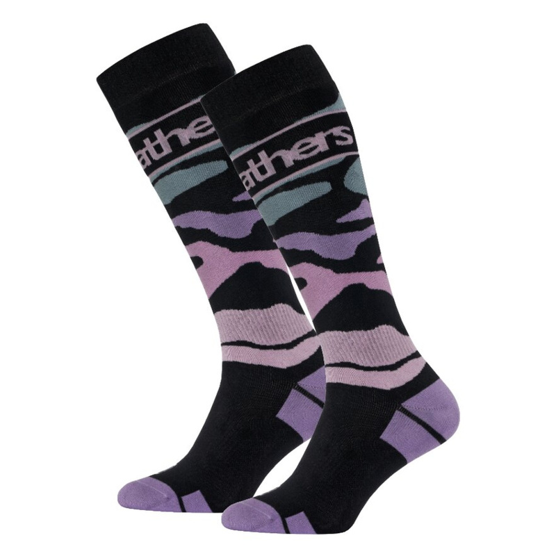 Ponožky Horsefeathers Wonderland Black snowboardové vícebarevné (AW167B) S