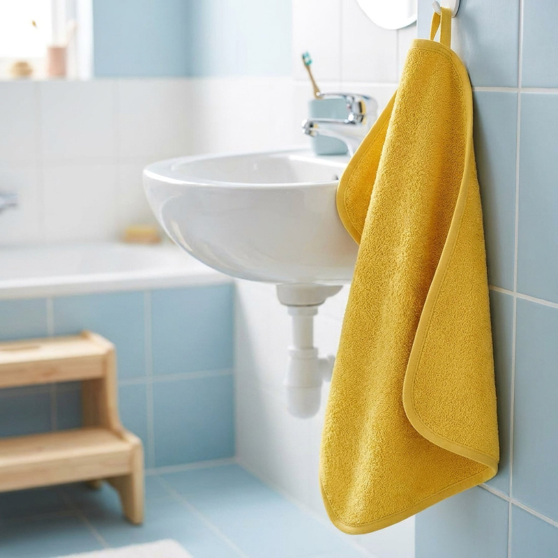 Bellatex dětský froté ručník 4153, žlutý 30x50cm