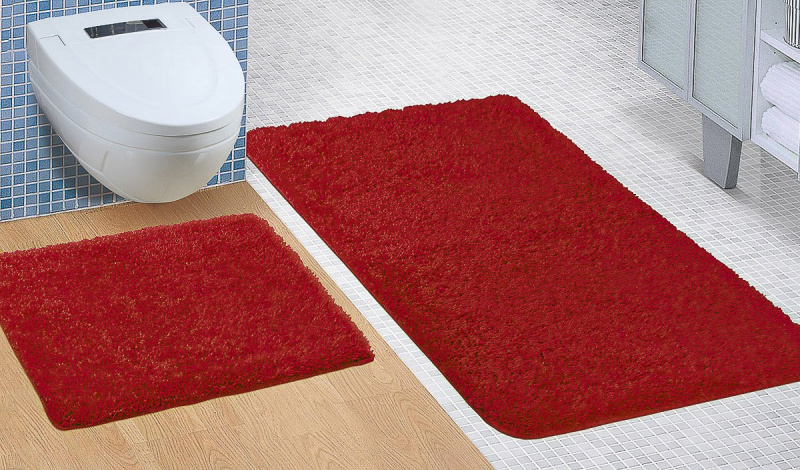 Bellatex Koupelnová a WC předložka Micro bordó