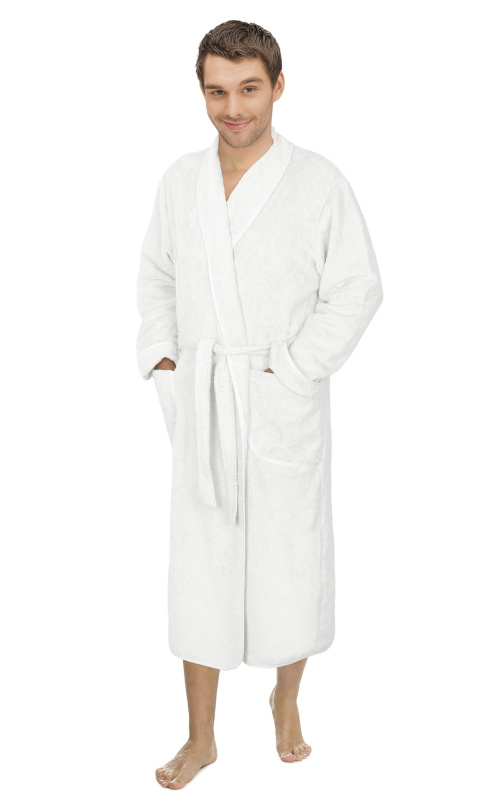 Bellatex Župan FROTÉ 4825/001 bílý, bavlněné froté, pánský, velikost L