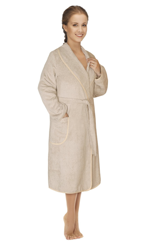 Bellatex Župan FROTÉ 4836/013 kávový, bavlněné froté, dámský, velikost XXXL