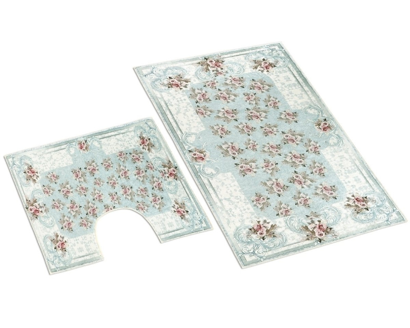 Bellatex Koupelnová a WC předložka Orient s růžičkou 3D