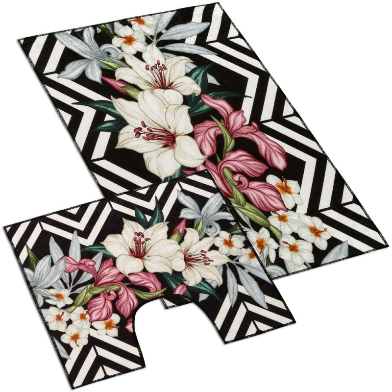 Bellatex Koupelnová a WC předložka Lilie 3D