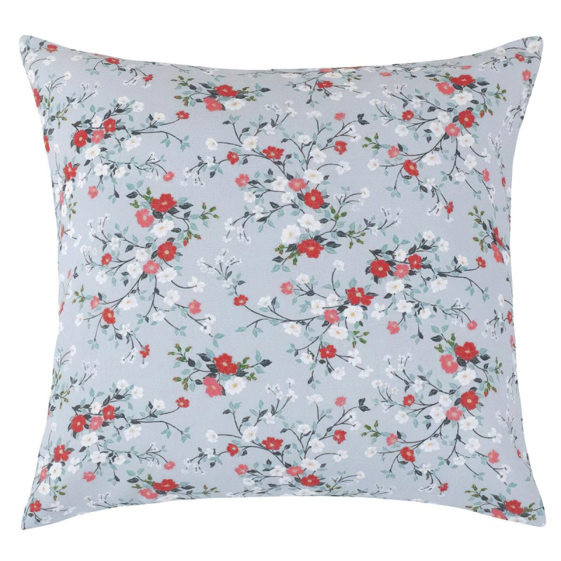 Bellatex polštářek DITA 402, KVÍTÍ NA ŠEDÉ, 45x45cm