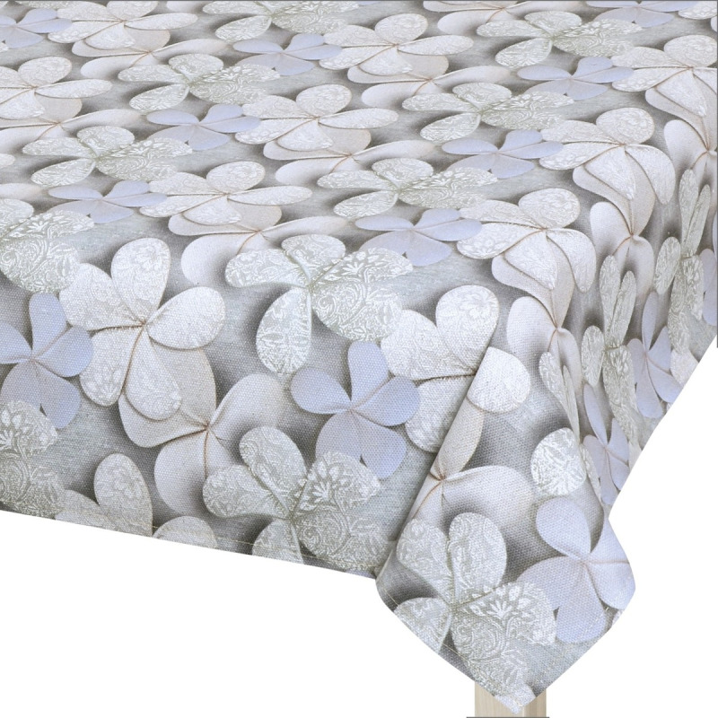 Bellatex kuchyňský ubrus DITA 401, ŠEDÝ KVĚT, 120x140cm (obdélník)