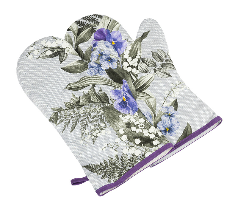 Grilovací rukavice 2ks - 20x36 cm - Maceška