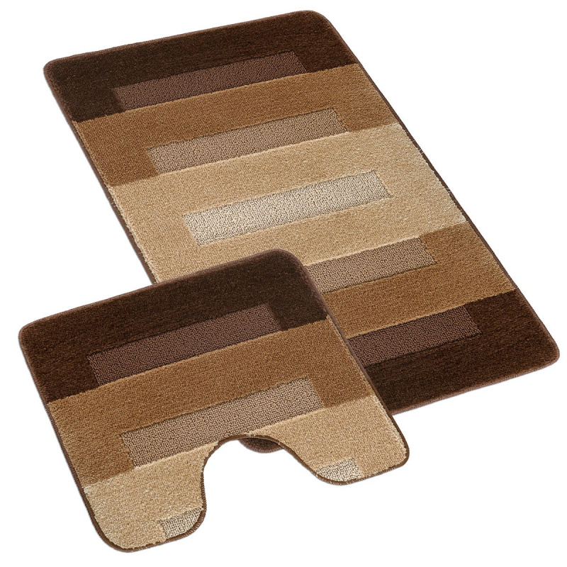 Bellatex Koupelnová předložka 60x100cm parkety hnědé