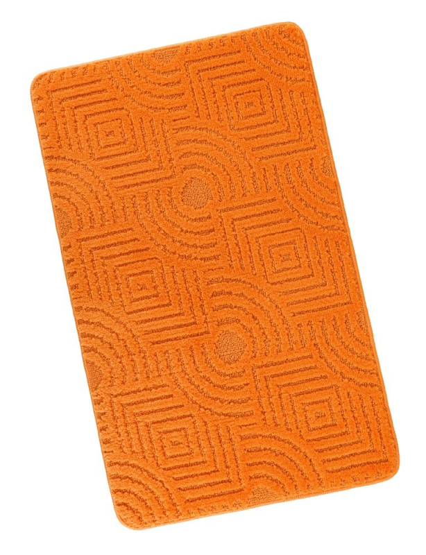 Bellatex Koupelnová předložka 60x100cm bludiště oranžové