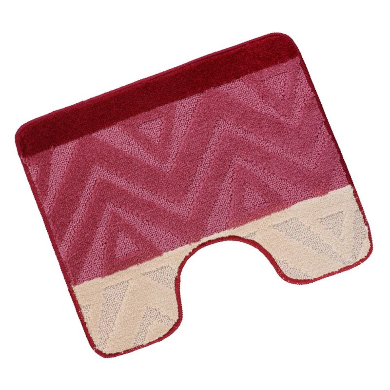 Bellatex WC předložka 50x60cm chevron burgundy