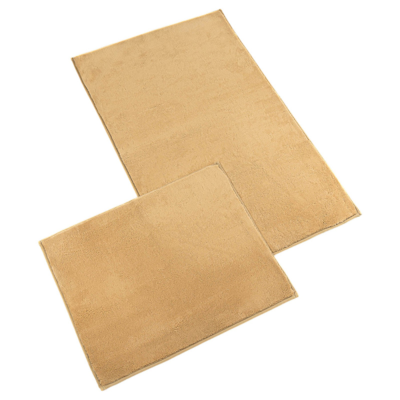 Bellatex koupelnová souprava MICRO BANY GOLD HNĚDÁ, 100x60cm (předložka) + 60x50cm (na WC)