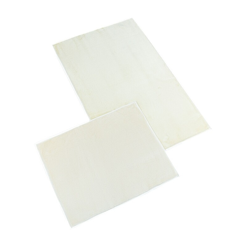 Bellatex koupelnová souprava MICRO BANY GOLD SMETANOVÁ, 100x60cm (předložka) + 60x50cm (na WC)
