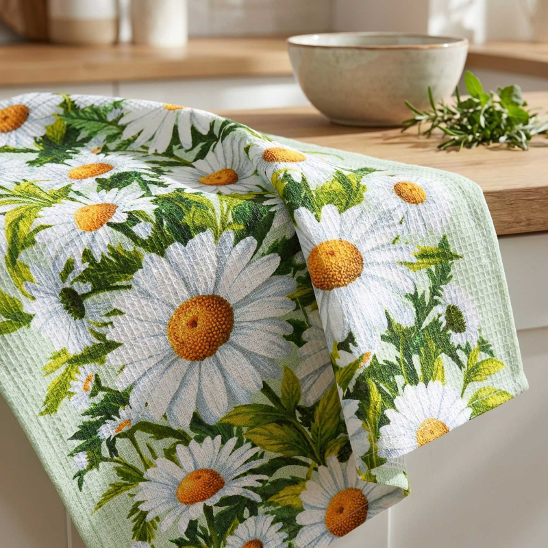 Bellatex kuchyňská utěrka 323 KOPRETINY, zelená 1 kus, 50x60cm