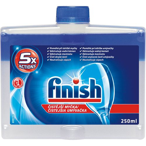 Finish - čistič myčky - Regular, 2 x 250 ml