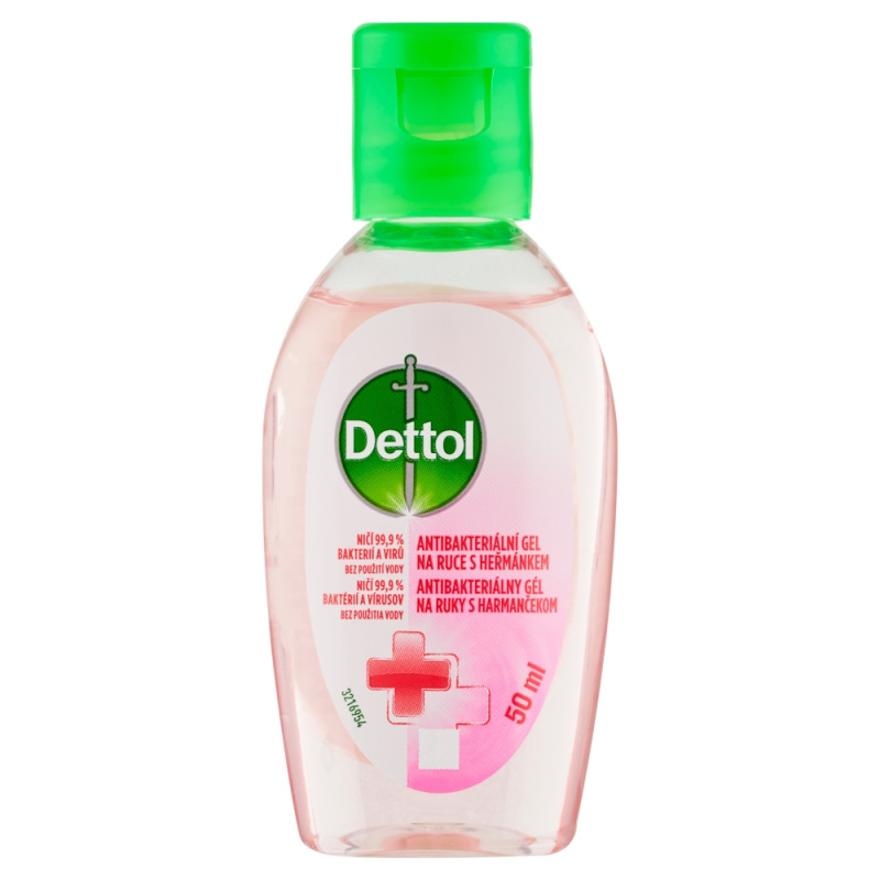 Dettol Antibacterial Hand Gel antibakteriální gel s heřmánkem 50 ml