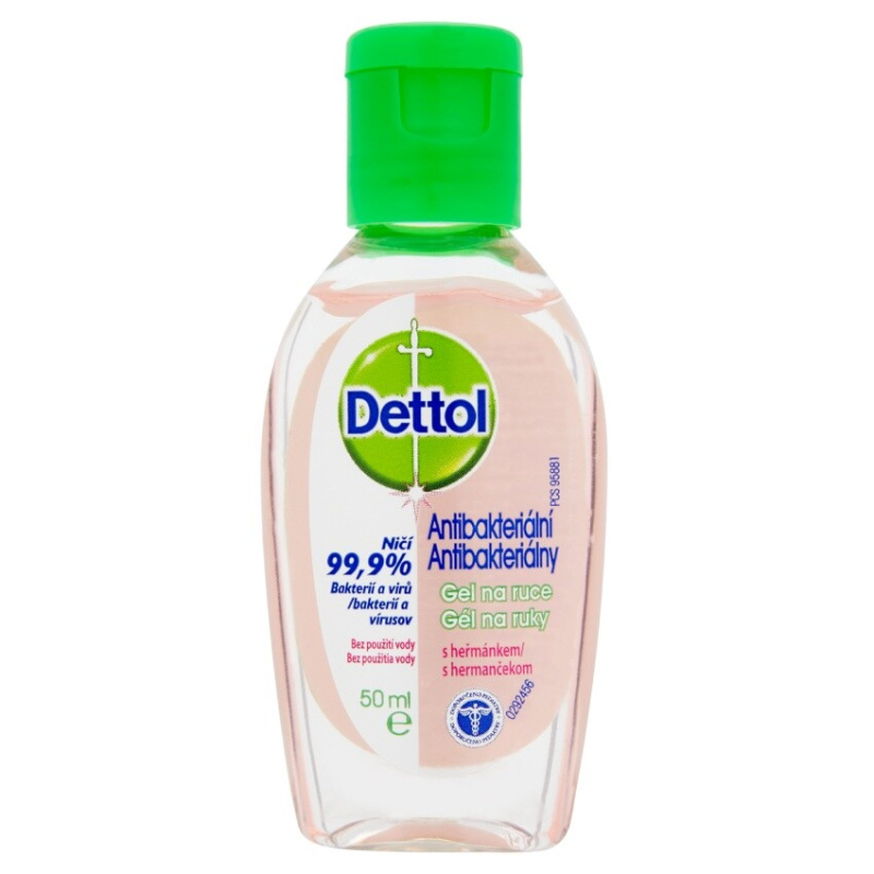 Dettol Antibacterial Hand Gel antibakteriální gel s heřmánkem 50 ml