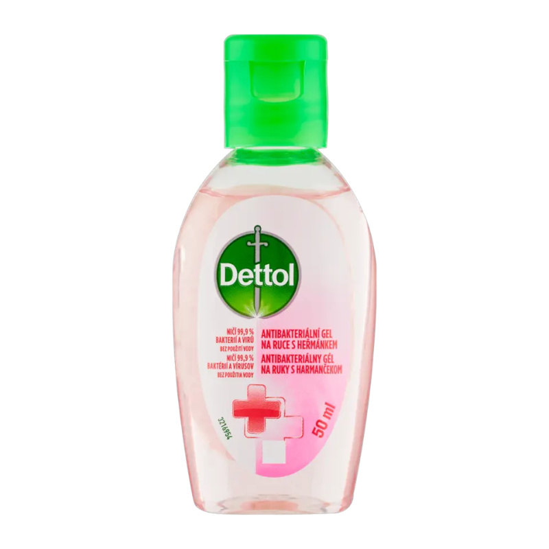 Dettol Antibacterial Hand Gel antibakteriální gel s heřmánkem 50 ml