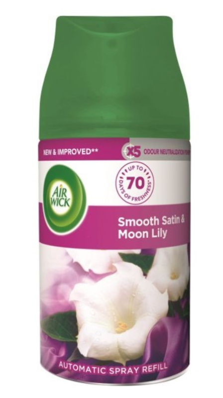 Air Wick Freshmatic Smooth Satin & Moon Lily osvěžovač vzduchu náhradní náplň 250 ml