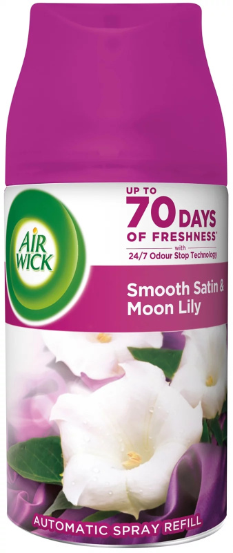 Air Wick Freshmatic Smooth Satin & Moon Lily osvěžovač vzduchu náhradní náplň 250 ml
