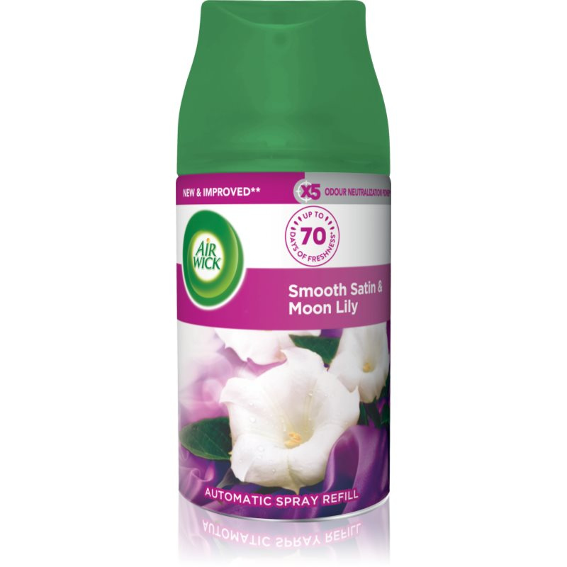 Air Wick Freshmatic Smooth Satin & Moon Lily osvěžovač vzduchu náhradní náplň 250 ml