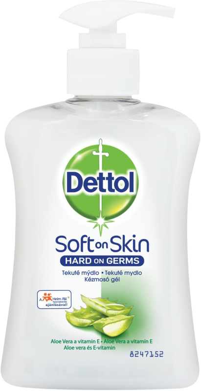 Tekuté mýdlo Dettol - antibakteriální, 250 ml, s pumpičkou