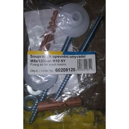 Sada na upevnění umyvadla do zdi M8x120