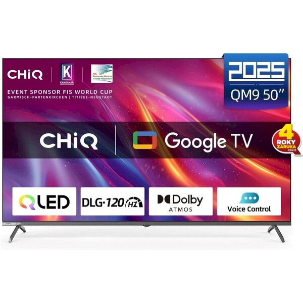 CHiQ  Smart TV U50QM9G Stříbrná
