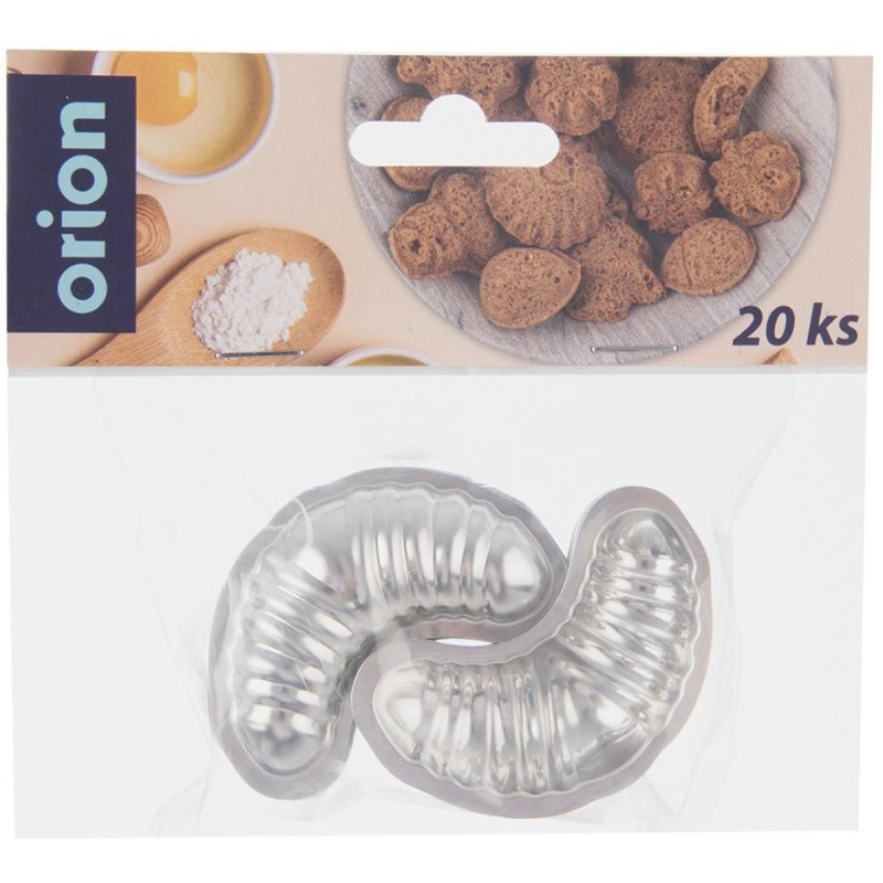 ORION Formičky na pečení malé Rohlíčky 20 ks