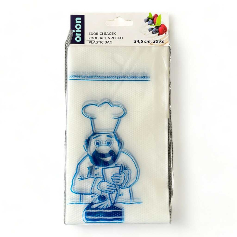 Cukrářský rukáv folie 20ks 34,5cm