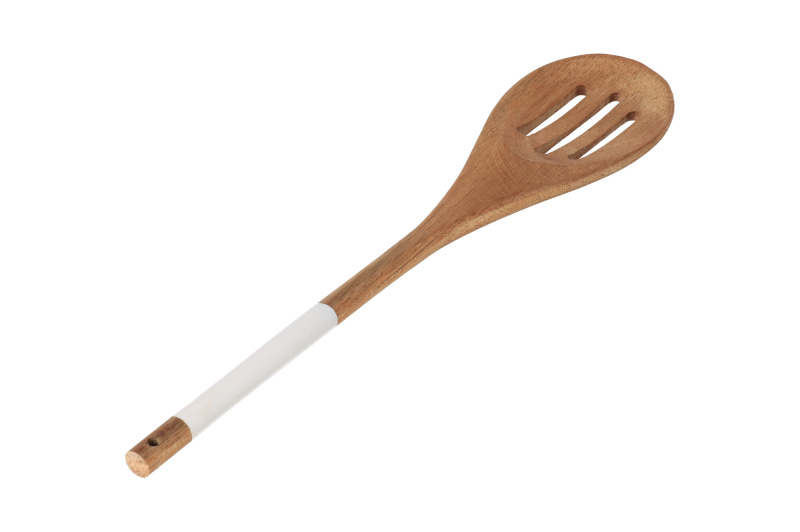 Orion Vařečka s otvory WHITELINE akácie - 30 cm