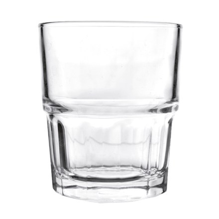 Stohovatelná sklenice 0,2 l čirá (12 ks)
