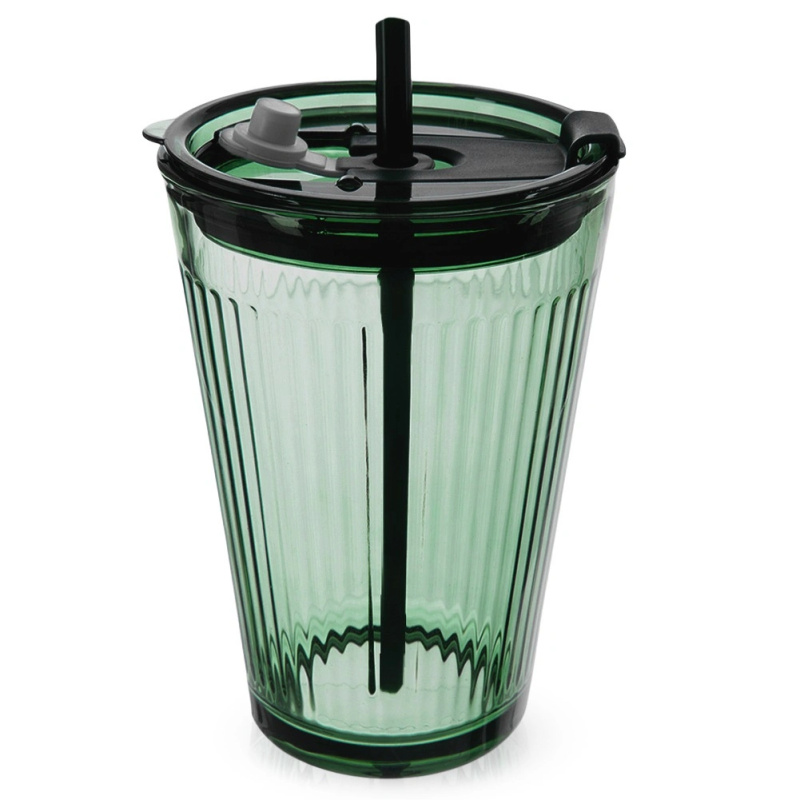 Orion Sklenice s víčkem a brčkem VERDE 0,46 l