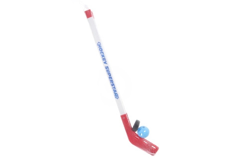 Sada plastových hokejek s pukem a míčkem 75 cm