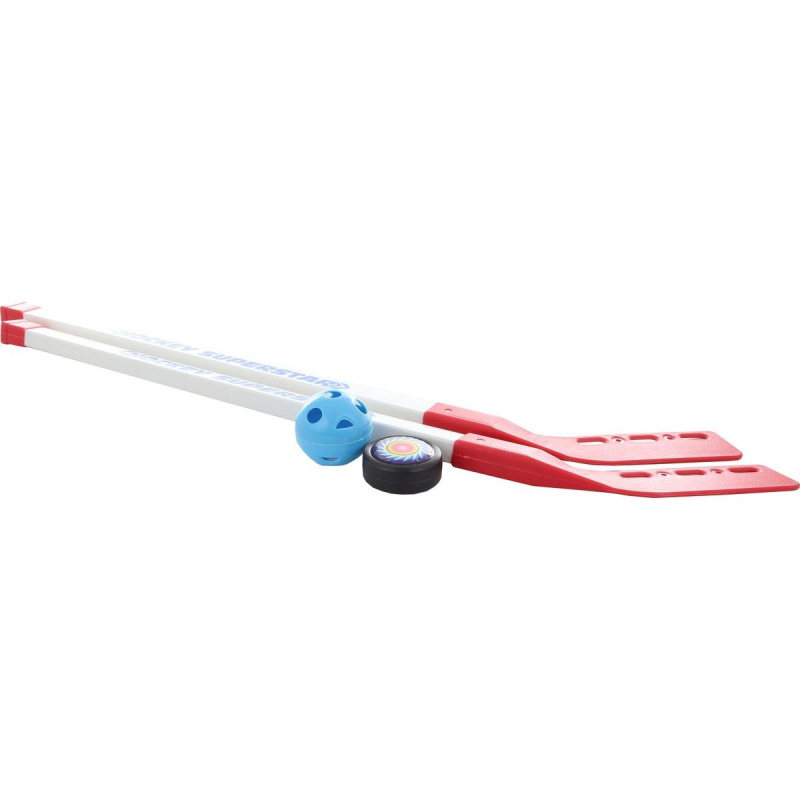 Sada plastových hokejek s pukem a míčkem 75 cm