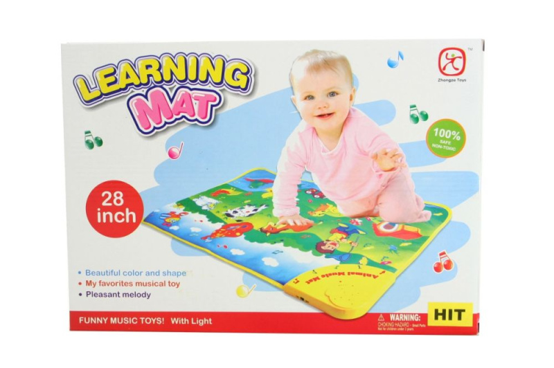 Hudební koberec zvířátka