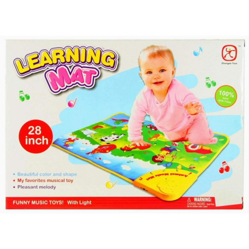 Hudební koberec zvířátka