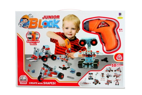 Stavebnice s vrtačkou 280 dílů