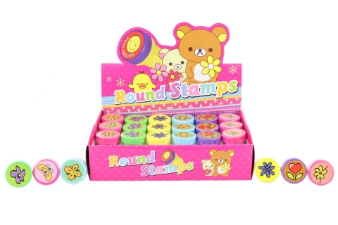 Veselá samonamáčecí razítka pro děti, sada 24 ks