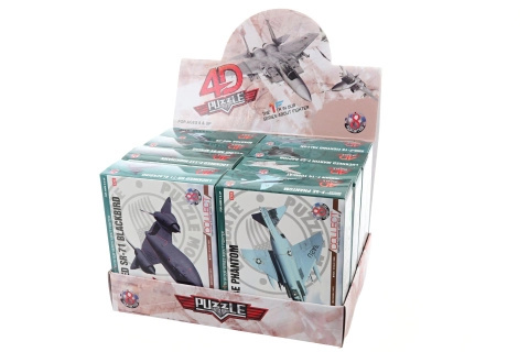 Skládací 4D letadlo – stavebnice pro děti 8+ (8 ks v balení)