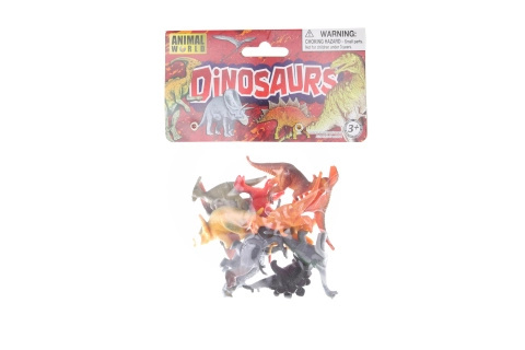 Zvířátka dinosauři v sáčku – sada figurek