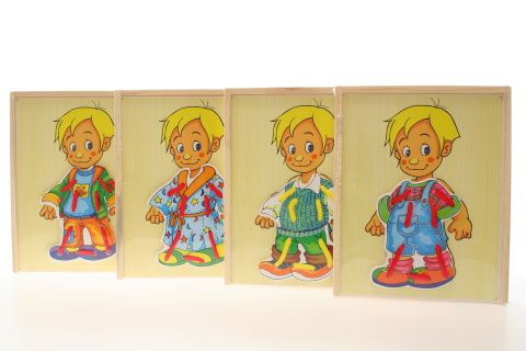 Lamps Dřevěné oblékání kluk