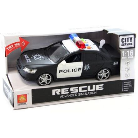MaDe Policejní auto na baterie 17,5cm