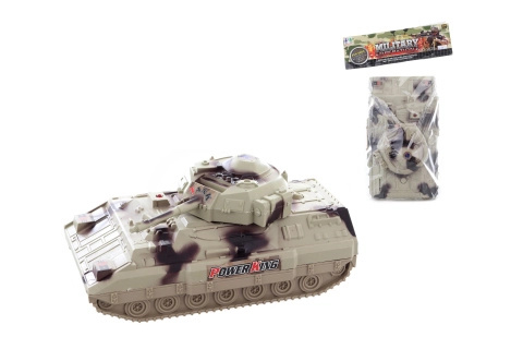 Teddies Tank se světlem a zvukem 13 cm mluví česky