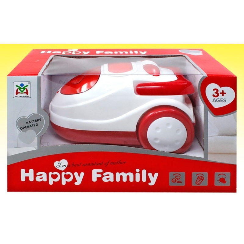 Lamps Vysavač na baterie bílo-červený