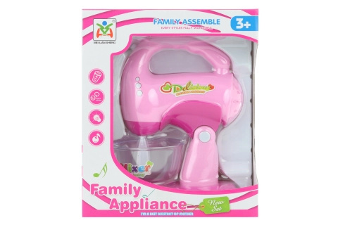 Dětský plastový šlehač na baterie se světlem a zvukem