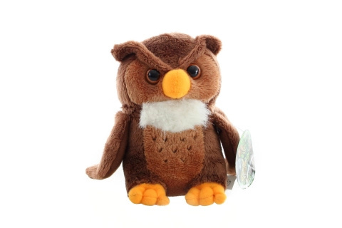 Plyšová sova 18 cm – měkoučký mazlíček pro děti i dospělé